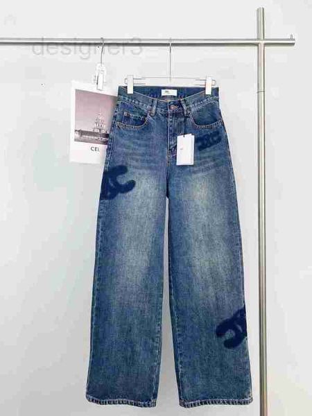 women's jeans designer 23 spring/summer new letter printing high waist slim casual wide leg 2ffs, Blue
women's jeans designer 23 spring/summer new letter printing high waist slim casual wide leg 2ffs, Blue