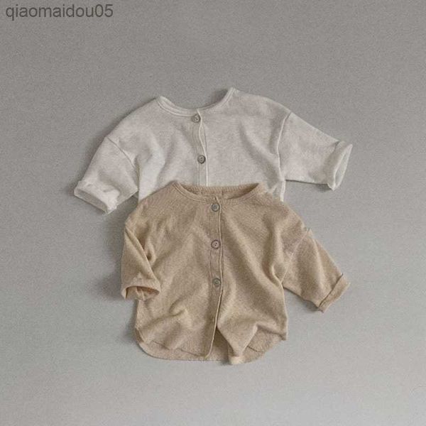 2023 summer new baby long sleeve cardigan infant cotton boy girl air conditioner shirt solid baby casual sun protection jacket l230712, Blue;gray
2023 summer new baby long sleeve cardigan infant cotton boy girl air conditioner shirt solid baby casual sun protection jacket l230712, Blue;gray
