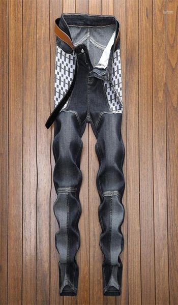 men039s jeans men039s spring trendy patchwork plaid youth slim stretch denim trousersmen039s3715802, Blue
men039s jeans men039s spring trendy patchwork plaid youth slim stretch denim trousersmen039s3715802, Blue
