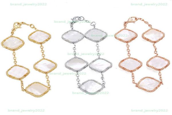 charm bracelets 2022 fashion new woman charm bracelet classic fourleaf clover bracelet designer luxury natural gemstone jewelry g5095155, Golden;silver
charm bracelets 2022 fashion new woman charm bracelet classic fourleaf clover bracelet designer luxury natural gemstone jewelry g5095155, Golden;silver