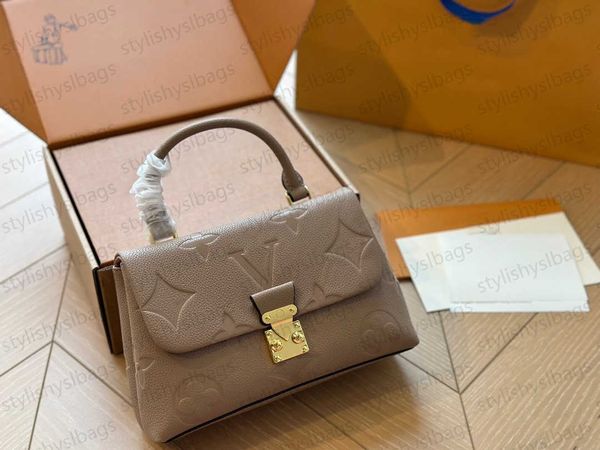 famous designer bag luxury bag madeleine bag fashion crossbody bag shoulder bag classic embossed bag underarm bag leather bag women bag styl