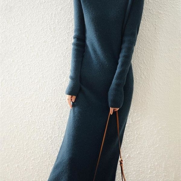 urban dresses longming women knitted dress 100 wool sweater autumn winter slim knit maxi long lady pullover solid 230719, White;black
urban dresses longming women knitted dress 100 wool sweater autumn winter slim knit maxi long lady pullover solid 230719, White;black