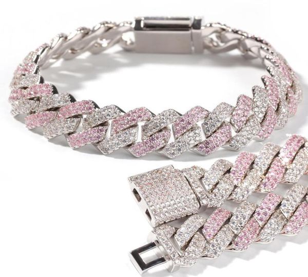 new 13mm 20mm bling pink diamond mens cuban link chain bracelets cubic zirconia bangle wristband hip hop jewelry masculina bijoux 4377509, Black
new 13mm 20mm bling pink diamond mens cuban link chain bracelets cubic zirconia bangle wristband hip hop jewelry masculina bijoux 4377509, Black