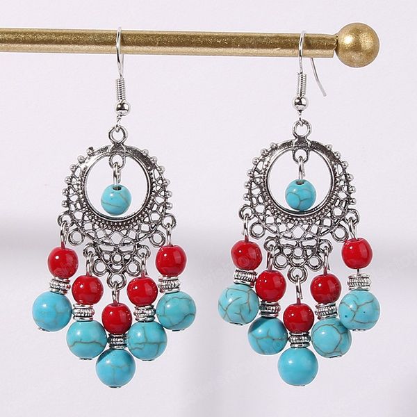 vintage bohemian blue red beads drop dangle earrings geometric hollow antqiue silver color boho earings jewelry pendientes mujer
vintage bohemian blue red beads drop dangle earrings geometric hollow antqiue silver color boho earings jewelry pendientes mujer
