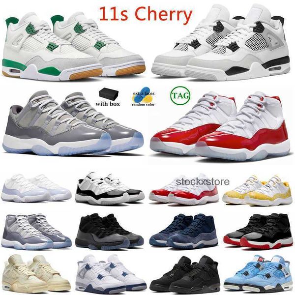 with box jumpman 4s 11s basketball shoes cement grey cherry midnight navy 4 military black pine green 11 concord gamma blue trainers sports
with box jumpman 4s 11s basketball shoes cement grey cherry midnight navy 4 military black pine green 11 concord gamma blue trainers sports