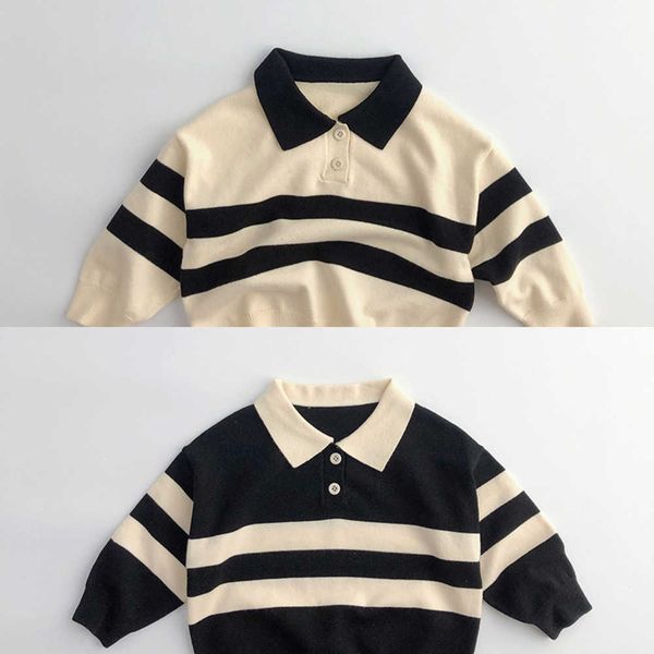 pullover milancel kids sweaters boys knitwear striped boys knit pullover turn down collar kids sweater hkd230719, Blue
pullover milancel kids sweaters boys knitwear striped boys knit pullover turn down collar kids sweater hkd230719, Blue
