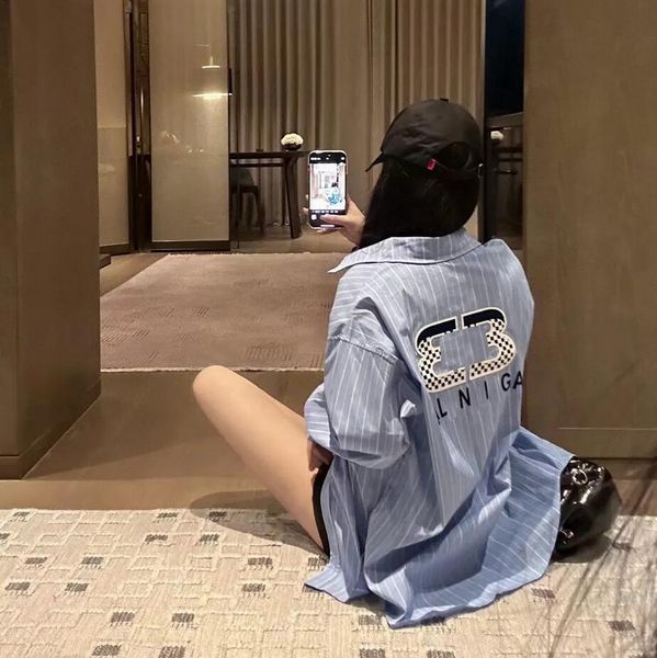 fashion women's long sleeved shirt brand represent women's clothing designer shirt, street casual women's shirt, sun proof an, White
fashion women's long sleeved shirt brand represent women's clothing designer shirt, street casual women's shirt, sun proof an, White