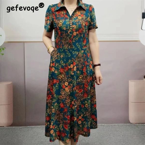 basic casual dresses simple summer pocket for women fashion lapel floral printe elegant party midi dress slim female clothing 230719, Black;gray
basic casual dresses simple summer pocket for women fashion lapel floral printe elegant party midi dress slim female clothing 230719, Black;gray