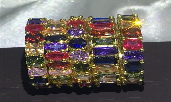 vecalon 5 styles eternity ring full multicolor 5a cz gold filled 925 silver party wedding band rings for women men jewelry7739687, Slivery;golden
vecalon 5 styles eternity ring full multicolor 5a cz gold filled 925 silver party wedding band rings for women men jewelry7739687, Slivery;golden