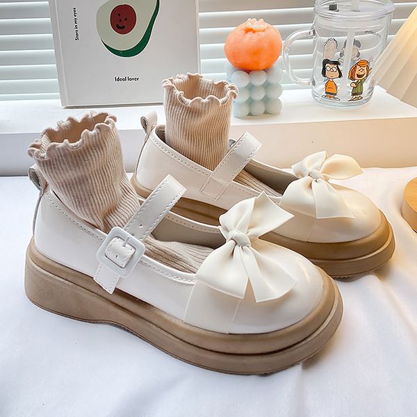 dress shoes sweet bowknot mary jane shoes women buckle strap platform lolita shoes woman pu leather thick sole uniform student shoes female, Black
dress shoes sweet bowknot mary jane shoes women buckle strap platform lolita shoes woman pu leather thick sole uniform student shoes female, Black