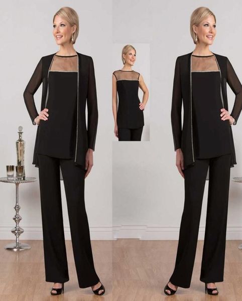 2020 ursula mother of the bride pant suits chiffon long sleeve black wedding guest dress plus size women formal outfit3782846, Black;red
2020 ursula mother of the bride pant suits chiffon long sleeve black wedding guest dress plus size women formal outfit3782846, Black;red