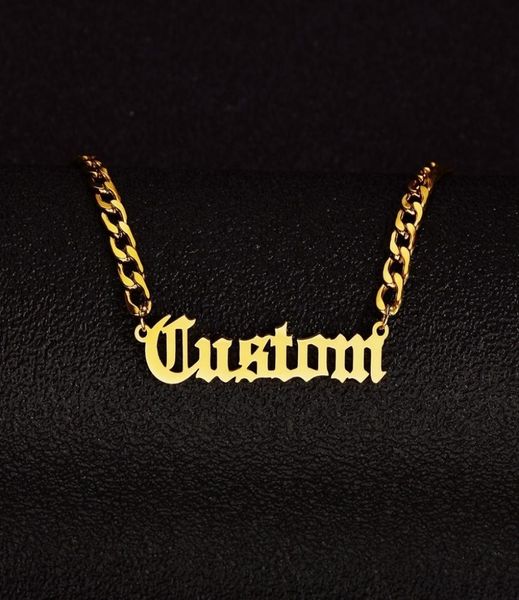 name personalized customized necklace pendant gold color 5mm nk chain custom nameplate necklaces for women men handmade gifts k67x8295624, Silver
name personalized customized necklace pendant gold color 5mm nk chain custom nameplate necklaces for women men handmade gifts k67x8295624, Silver