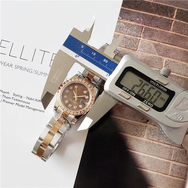 2023 fashion womens watch mechanical automatic 26mm diamond bezel sapphire pink ladies watches stainless steel strap wristwatches 01, Slivery;golden
2023 fashion womens watch mechanical automatic 26mm diamond bezel sapphire pink ladies watches stainless steel strap wristwatches 01, Slivery;golden
