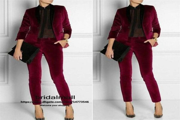 burgundy velvet women ladies pants suit 2 pieces mother of the bride suits formal business women039s office dress for wedding j6379436, Black;red
burgundy velvet women ladies pants suit 2 pieces mother of the bride suits formal business women039s office dress for wedding j6379436, Black;red