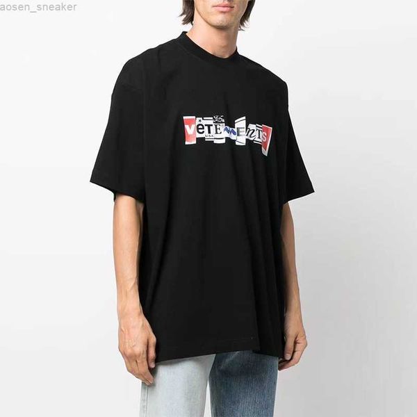 2023 summer vetements harajuku vintage shirt men vetements patchwork letter women fashion t shirt oversized tee clothing, White;black
2023 summer vetements harajuku vintage shirt men vetements patchwork letter women fashion t shirt oversized tee clothing, White;black