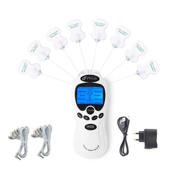health care tool two output electric tens therapy massager relax pain relief muscle electro stimulator 8 gel electrode pads4867925
health care tool two output electric tens therapy massager relax pain relief muscle electro stimulator 8 gel electrode pads4867925