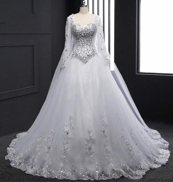 white organza long sleeve ball gown plus size beach wedding dresses crystal abito da sposa real po wedding gowns with wrap h0324572180
white organza long sleeve ball gown plus size beach wedding dresses crystal abito da sposa real po wedding gowns with wrap h0324572180