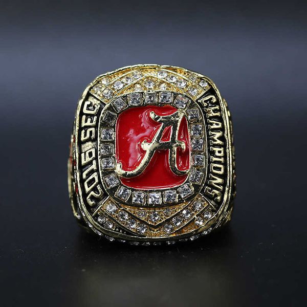 ncaa 2016 alabama sec red tide men's ring premium champion ring straight, Golden;silver
ncaa 2016 alabama sec red tide men's ring premium champion ring straight, Golden;silver
