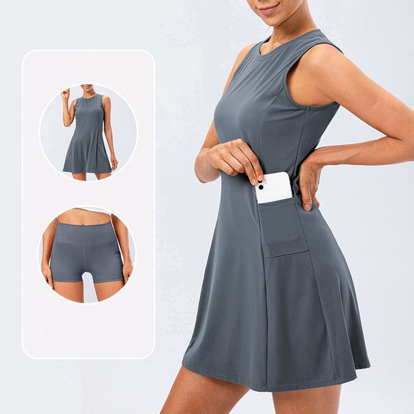lu tennis skirt one-piece yoga fitness breathable anti-slip casual golf sports skirt with short sets
lu tennis skirt one-piece yoga fitness breathable anti-slip casual golf sports skirt with short sets