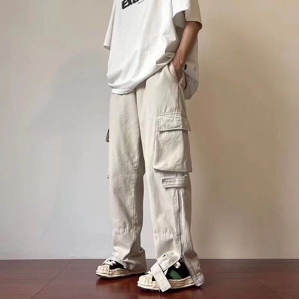 men s pants summer thin american retro multi pocket overalls for men trousers and women loose ins fashion brand white straight casual pants, Black
men s pants summer thin american retro multi pocket overalls for men trousers and women loose ins fashion brand white straight casual pants, Black