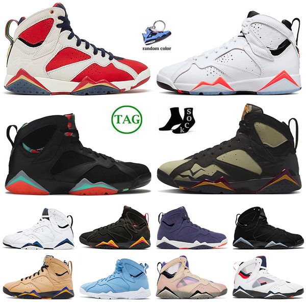 jumpman white infrared og basketball shoes 7s for mens women olive citrus trophy room pantone flint hare jord designer sneakers sports train, Black
jumpman white infrared og basketball shoes 7s for mens women olive citrus trophy room pantone flint hare jord designer sneakers sports train, Black
