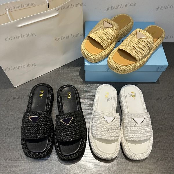 designer womens slippers platform sandals beautifully woven slippers triangle enamel buckle outdoor beach shoes home casual shoe luxury bran, Black
designer womens slippers platform sandals beautifully woven slippers triangle enamel buckle outdoor beach shoes home casual shoe luxury bran, Black