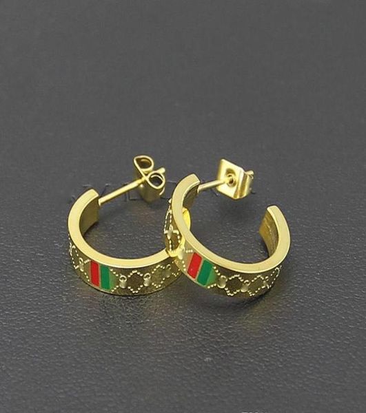 classic jewerly stud earrings 18k gold plated stainless steel semicircle classical love earrings for women couple jewelry gift1853206, Golden;silver
classic jewerly stud earrings 18k gold plated stainless steel semicircle classical love earrings for women couple jewelry gift1853206, Golden;silver