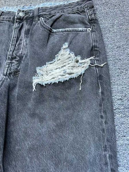foreign trade final order ksb australian spring/summer washed old worn hole jeans elastic pants size 32, Blue
foreign trade final order ksb australian spring/summer washed old worn hole jeans elastic pants size 32, Blue