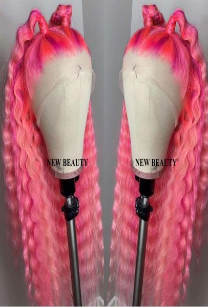 new pink color loose curly synthetic lace front wigs pre plucked perruque frontal brazilian wig for black women bleached knots4421393
new pink color loose curly synthetic lace front wigs pre plucked perruque frontal brazilian wig for black women bleached knots4421393