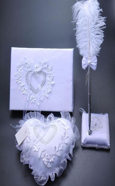 3pcsset burlap hessian lace wedding guest book pen set ring pillow garter decoration bridal product7001129
3pcsset burlap hessian lace wedding guest book pen set ring pillow garter decoration bridal product7001129