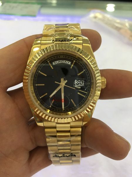 with original box luxury watches 41mm mens yellow gold black dial bigger automatic fashion brand men's watch wristwatch 2024, Slivery;brown
with original box luxury watches 41mm mens yellow gold black dial bigger automatic fashion brand men's watch wristwatch 2024, Slivery;brown