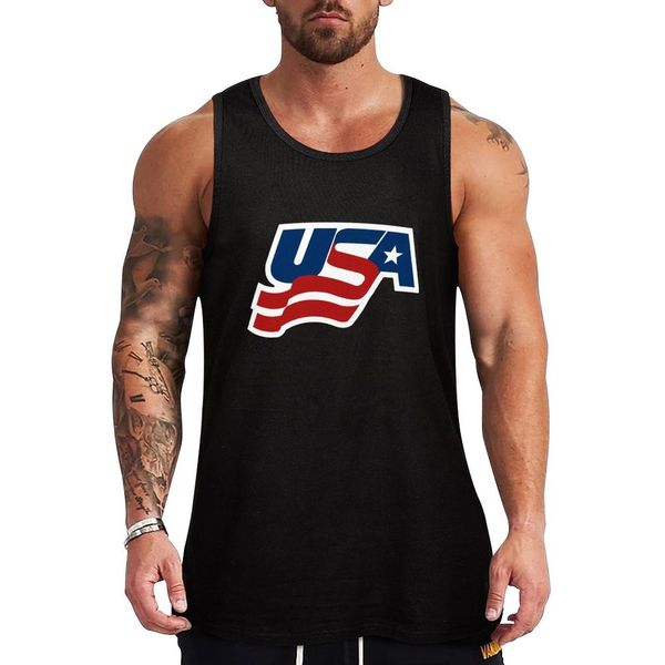 men' tank usa hockey fitness gym crossfit japanese tshirt vests for men 230720, White;black
men' tank usa hockey fitness gym crossfit japanese tshirt vests for men 230720, White;black