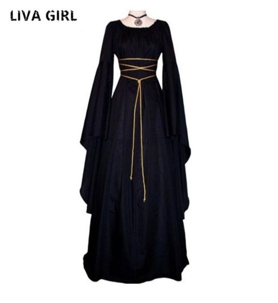 medieval maxi gown gothic vintage bandage women summer black retro party cosplay witch halloween costumes long dress7191093, White;black
medieval maxi gown gothic vintage bandage women summer black retro party cosplay witch halloween costumes long dress7191093, White;black