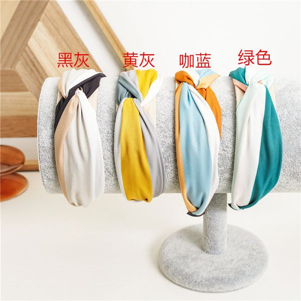 fashion blogger designer jewelry cross hair band wide edition color blocking fabric wide edge fabric loop women's versatile elastic ban, Golden;silver
fashion blogger designer jewelry cross hair band wide edition color blocking fabric wide edge fabric loop women's versatile elastic ban, Golden;silver