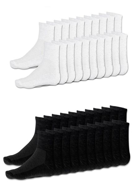 20 x pairs mens cotton rich sport socks work sports socks size 610 white black9871735, Black
20 x pairs mens cotton rich sport socks work sports socks size 610 white black9871735, Black