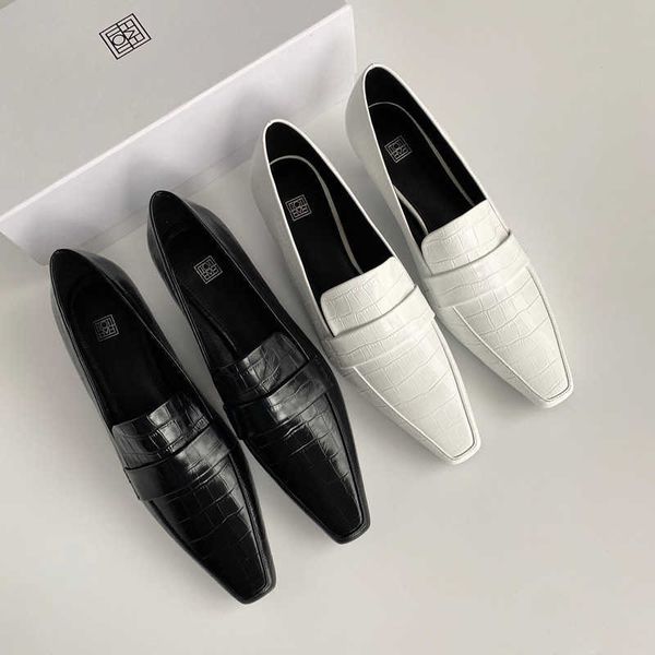 niche toteme ins cat heel shoes with square toe genuine leather crocodile pattern slim heels for women's spring/summer 2022 low cut sho
niche toteme ins cat heel shoes with square toe genuine leather crocodile pattern slim heels for women's spring/summer 2022 low cut sho
