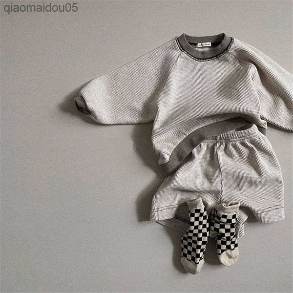 spring new children casual pullover + pants 2pcs suit boys girls long sleeve sport clothes set kids sweatshirt set baby outfits l230712, Blue;gray
spring new children casual pullover + pants 2pcs suit boys girls long sleeve sport clothes set kids sweatshirt set baby outfits l230712, Blue;gray
