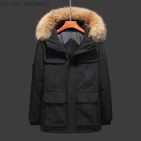 men's down parkas men's jacket puffer fish winter down jacket designer parka coat fashion casual hooded outdoor trench coat couple, Black
men's down parkas men's jacket puffer fish winter down jacket designer parka coat fashion casual hooded outdoor trench coat couple, Black