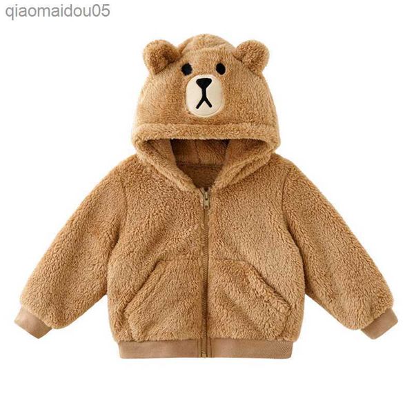 6m-4t baby boy jacket cute bear plush girls coat autumn winter thick warm hooded children outerwear soft newborn infant clothing l230712, Blue;gray
6m-4t baby boy jacket cute bear plush girls coat autumn winter thick warm hooded children outerwear soft newborn infant clothing l230712, Blue;gray