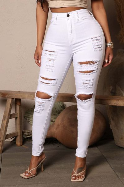 women's pants distressed ripped elasticity jeans high waisted white black jeans pants fashion female autumn denim trouser, Black;white
women's pants distressed ripped elasticity jeans high waisted white black jeans pants fashion female autumn denim trouser, Black;white