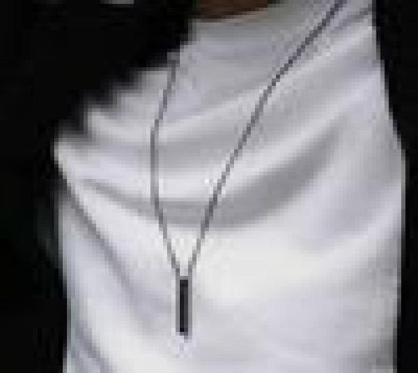 classic rectangle necklace men stainless steel black color cuban chain for men jewelry gift6067058, Silver
classic rectangle necklace men stainless steel black color cuban chain for men jewelry gift6067058, Silver