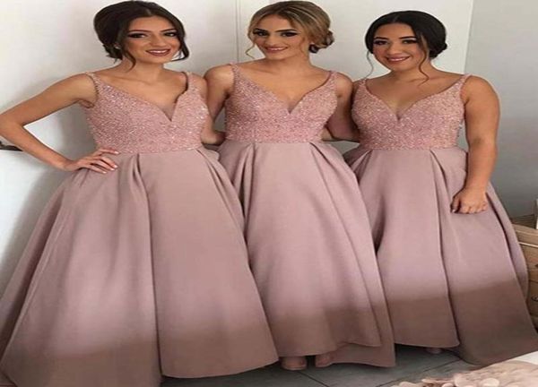2017 dusty pink vneck blingbling bridesmaid dresses arabic style aline modest beaded crystals backless classical prom part6823992, White;pink
2017 dusty pink vneck blingbling bridesmaid dresses arabic style aline modest beaded crystals backless classical prom part6823992, White;pink