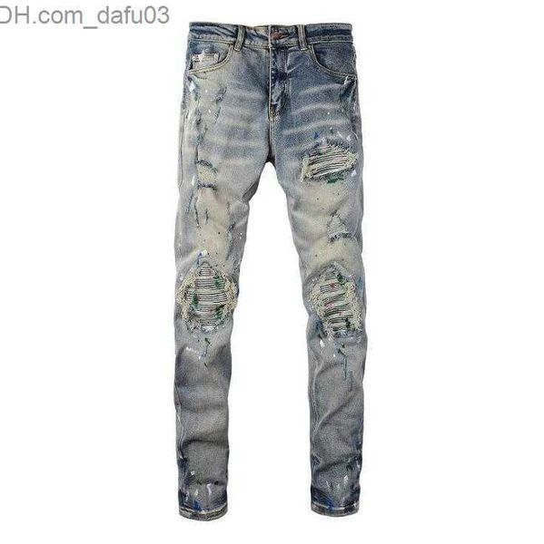 men's jeans mens designer jeans high elastics distressed ripped slim fit motorcycle biker denim for men s fashion black pants### z23072, Blue
men's jeans mens designer jeans high elastics distressed ripped slim fit motorcycle biker denim for men s fashion black pants### z23072, Blue