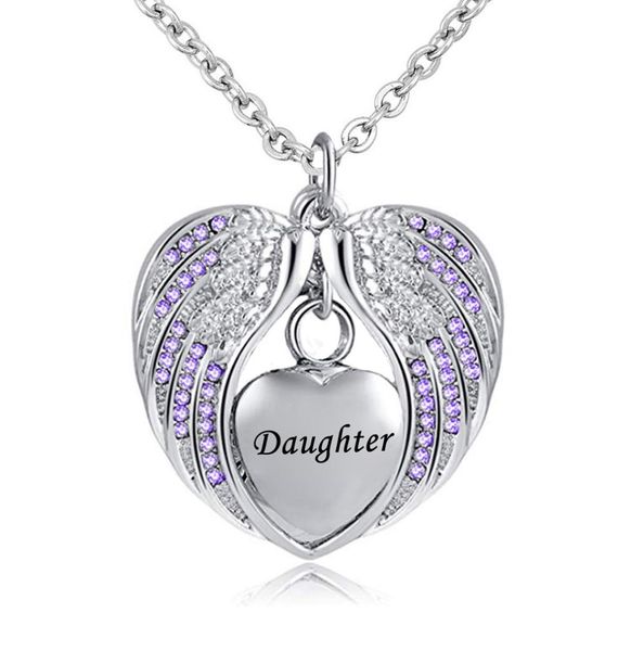 birthstone charm pendant memorial urn necklace stainless steel waterproof angel wing keepsake cremation jewelry for daughter5890598, Silver
birthstone charm pendant memorial urn necklace stainless steel waterproof angel wing keepsake cremation jewelry for daughter5890598, Silver