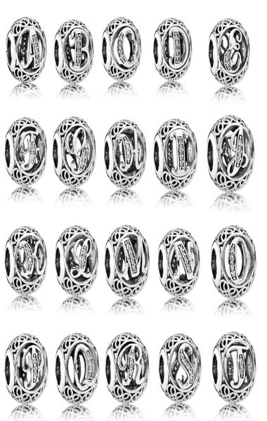 925 sterling silver initial alphabet letter az bead with cz ball charm fit original pandora charms bracelet for women diy jewelry1481825, Black
925 sterling silver initial alphabet letter az bead with cz ball charm fit original pandora charms bracelet for women diy jewelry1481825, Black