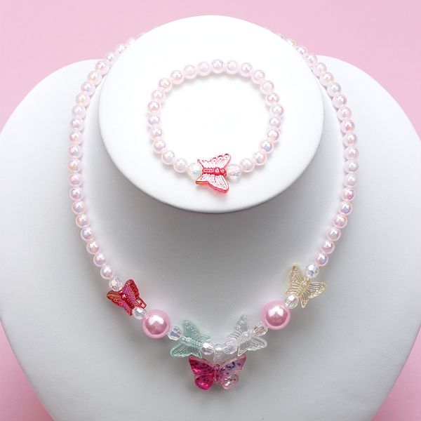 multi butterfly bracelet necklace combination set colorful acrylic handmade diy beaded jewelry accessories, Silver
multi butterfly bracelet necklace combination set colorful acrylic handmade diy beaded jewelry accessories, Silver