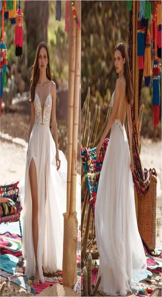 2020 asaf dadush wedding dresses high split lace applique beads a line bohemian wedding dress floor length backless robes de 4162404, White
2020 asaf dadush wedding dresses high split lace applique beads a line bohemian wedding dress floor length backless robes de 4162404, White