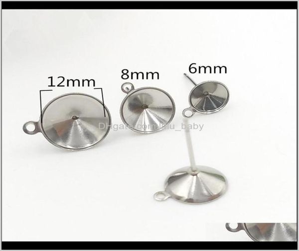100pcslot stainless steel stud findings with circle bezel rivoli stones cabochons bases post diy crafts lx2t9 jewelry rydxx8434793, Slivery;crystal
100pcslot stainless steel stud findings with circle bezel rivoli stones cabochons bases post diy crafts lx2t9 jewelry rydxx8434793, Slivery;crystal