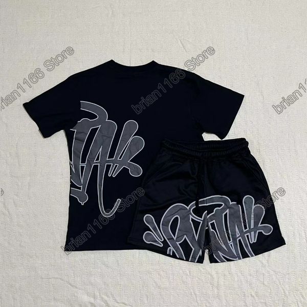 syna world 'syna logo' blue tracksuit solid color high street syna short sleeve male central cee summer print hemp rope set, Gray
syna world 'syna logo' blue tracksuit solid color high street syna short sleeve male central cee summer print hemp rope set, Gray