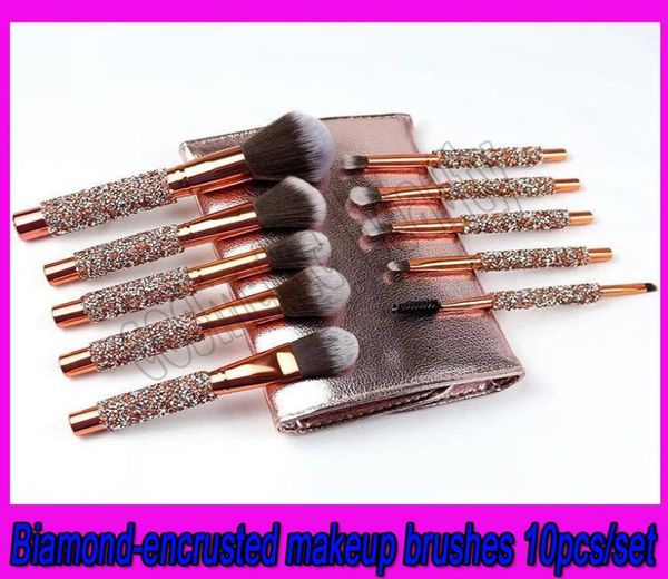 2019 new biamondencrusted makeup brushes 10 pcs with bag 10pcsset cosmetic brushes 3865623
2019 new biamondencrusted makeup brushes 10 pcs with bag 10pcsset cosmetic brushes 3865623